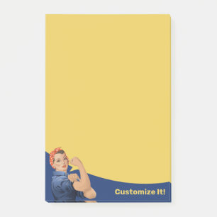 Bloco De Notas Rosie the Riveter Posta-it Notas