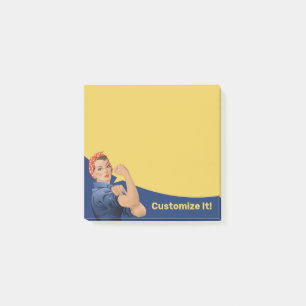 Bloco De Notas Rosie the Riveter Posta-it Notas