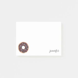 Bloco De Notas Rosquinha de chocolate com pulverizadores