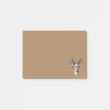 Rosto de gazela engraçado para safari e amante de