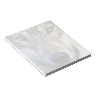 Bloco De Notas Rosto de lobo Notepad 5,6x6"