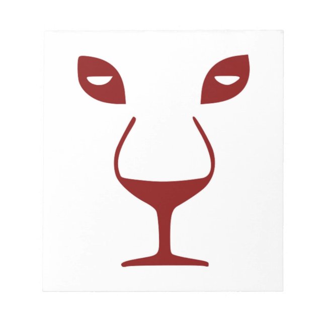BLOCO DE NOTAS ROSTO DE VINHO (Frente)