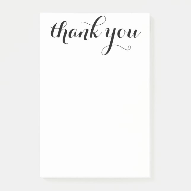 Bloco De Notas Roteiro de Agradecimento 4 x 6 (Frente)