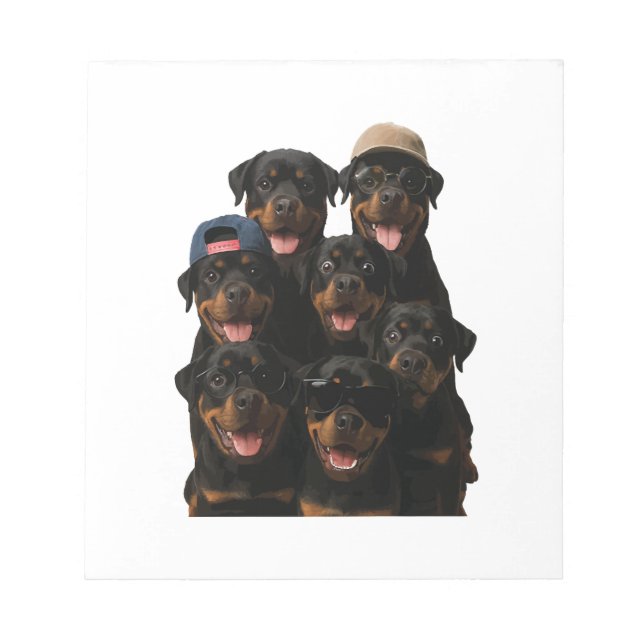Bloco De Notas Rottweiler (Frente)