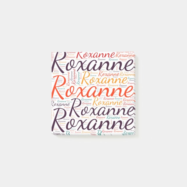 Bloco De Notas Roxanne (Frente)