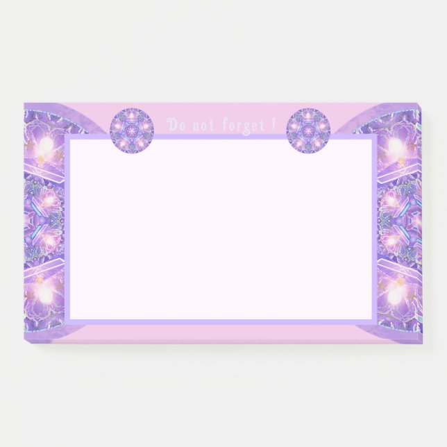 Bloco De Notas Roxo W1 (Frente)