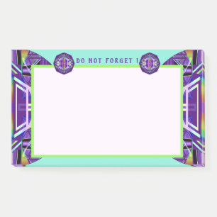 Bloco De Notas Roxo W3