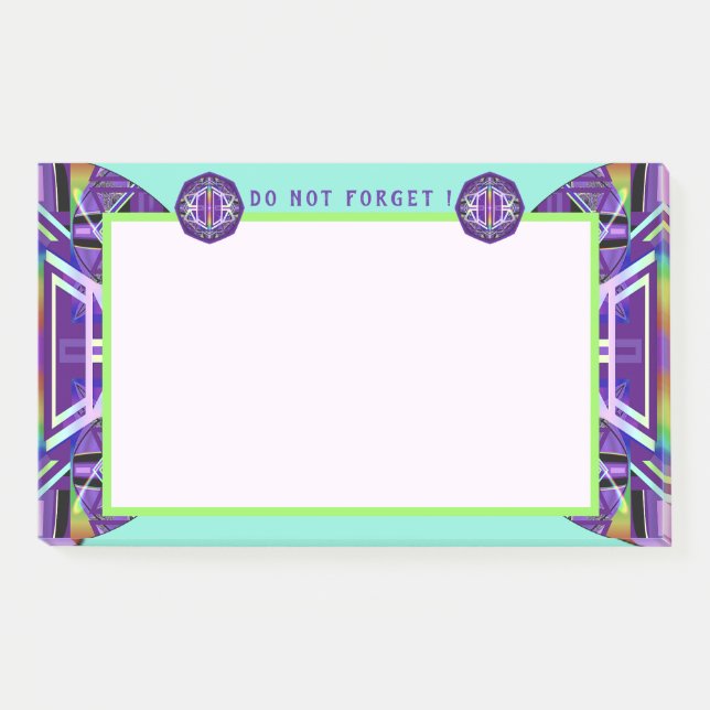 Bloco De Notas Roxo W3 (Frente)