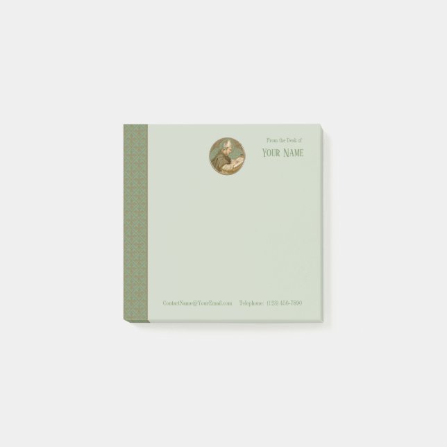 Bloco De Notas Rua. Albert o Excelente (BK 013) (Estilo 1) 3"x3" (Frente)