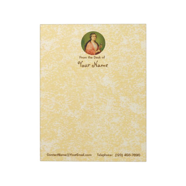 Bloco De Notas Rua. Apollonia (BLA 001) Vert 8,5"x11" (Estilo nº  (Invertido)