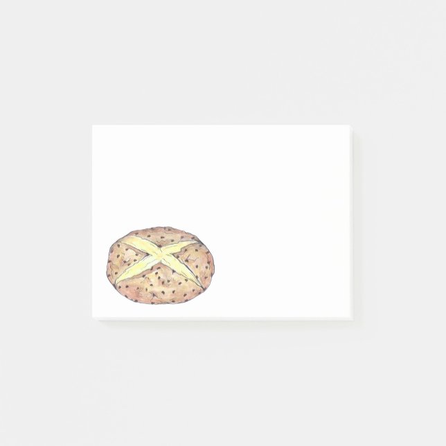 Bloco De Notas Rua. Dia de Patrick Irlandês Soda Bread Irlanda (Frente)