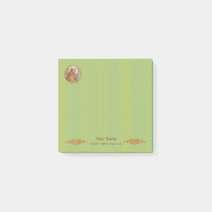 Bloco De Notas Rua. Francis of Assisi (BK 002) 3"x3"