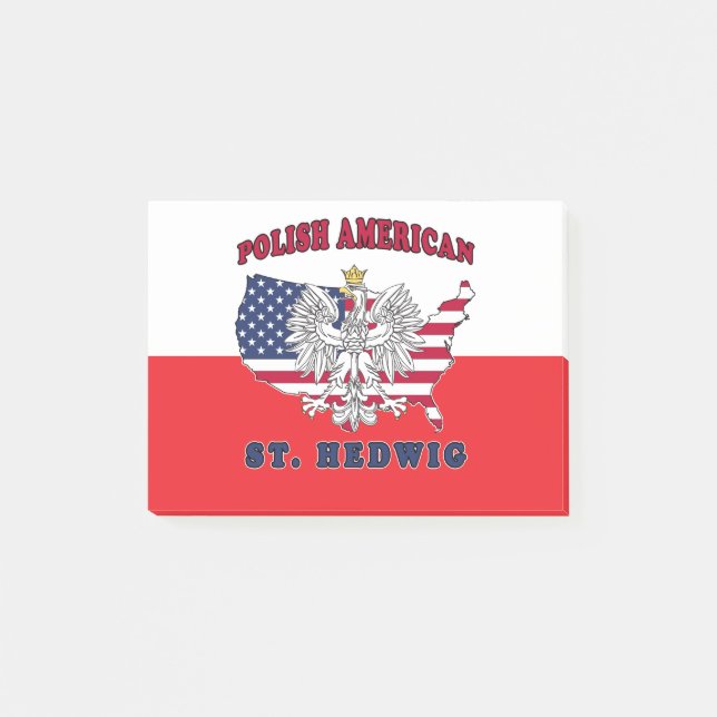 Bloco De Notas Rua: Hedwig Texas Polonês Americano (Frente)