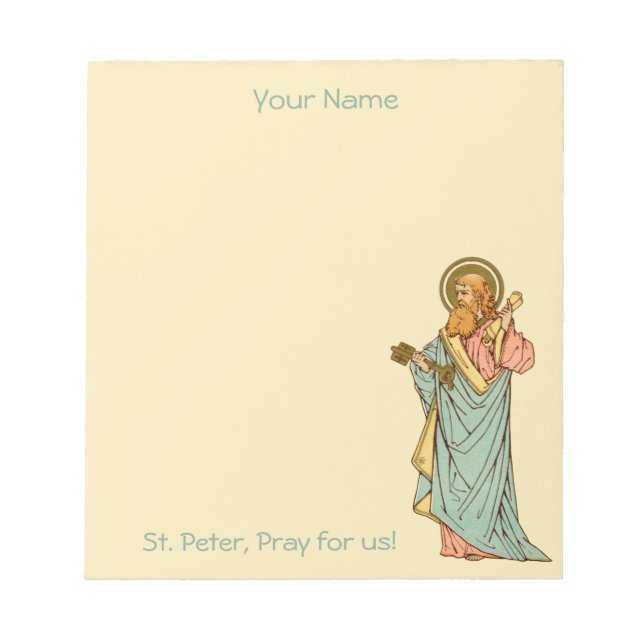 Bloco De Notas Rua. Peter the Apostle (RLS 14) 5,5"x6" (Frente)