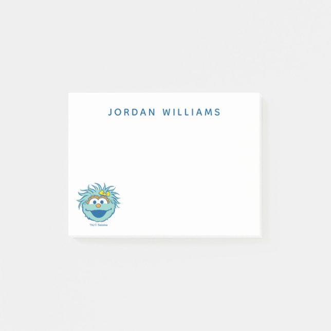 Bloco De Notas Rua Sésamo | Sorriso Rosita (Frente)