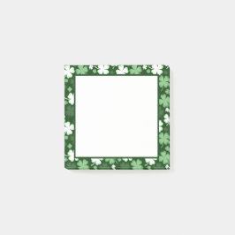 Bloco De Notas Rua, Shamrocks do Dia de Patrick