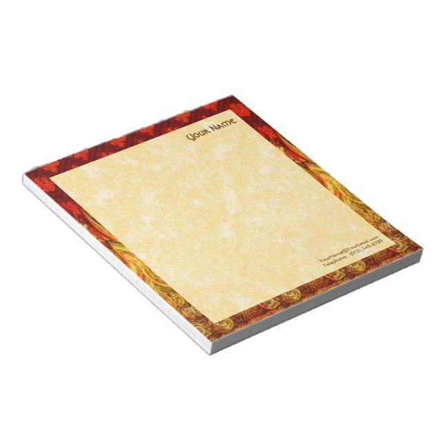 Bloco De Notas Ruas. Chama da Apolonia (VVP 001a) 5,5"x6" vertica (Inclinado)