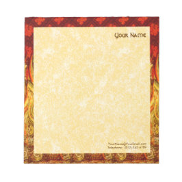 Bloco De Notas Ruas. Chama da Apolonia (VVP 001a) 5,5"x6" vertica