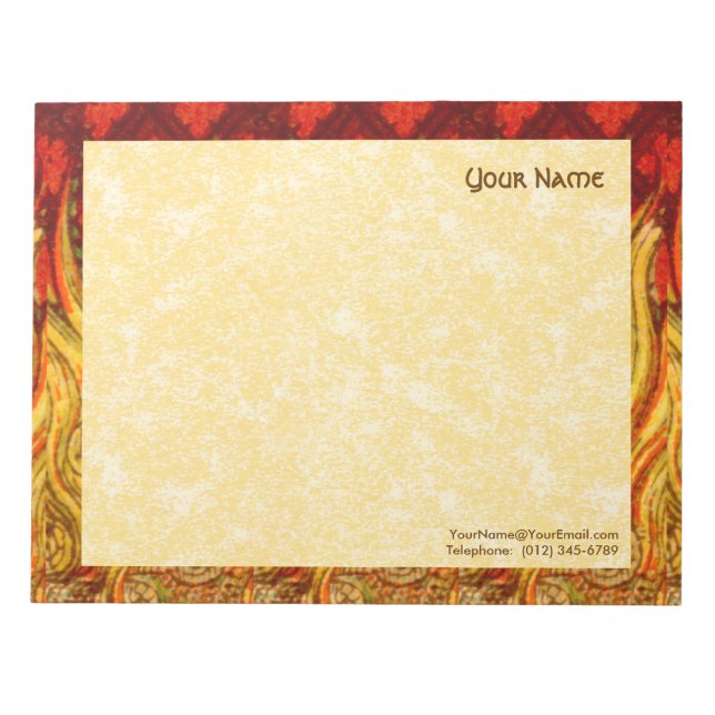 Bloco De Notas Ruas. Chama da Apolonia (VVP 001a) Horizonte 11"x8 (Frente)