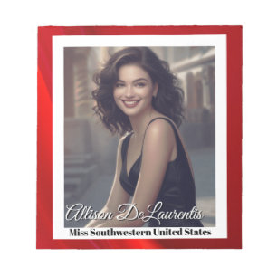 Bloco De Notas Ruby Shine Pageant - Pad Autografado