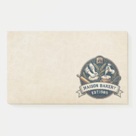 Bloco De Notas Rustic Bakery Store Pastry Dessert Sweet Cake Shop