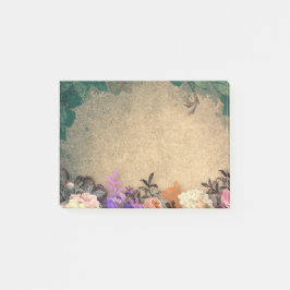 Bloco De Notas Rustic chic, french country, floral pattern,trendy