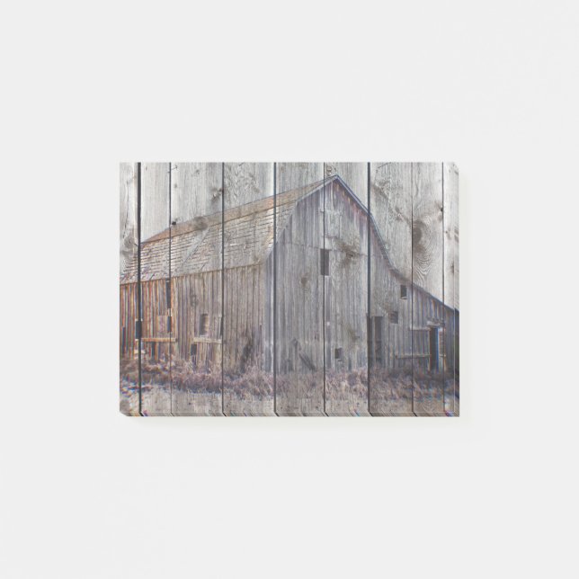 Bloco De Notas Rustic Old Barn (Frente)