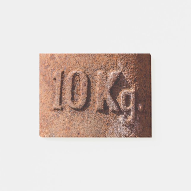 Bloco De Notas Rusty 10 kg (Frente)