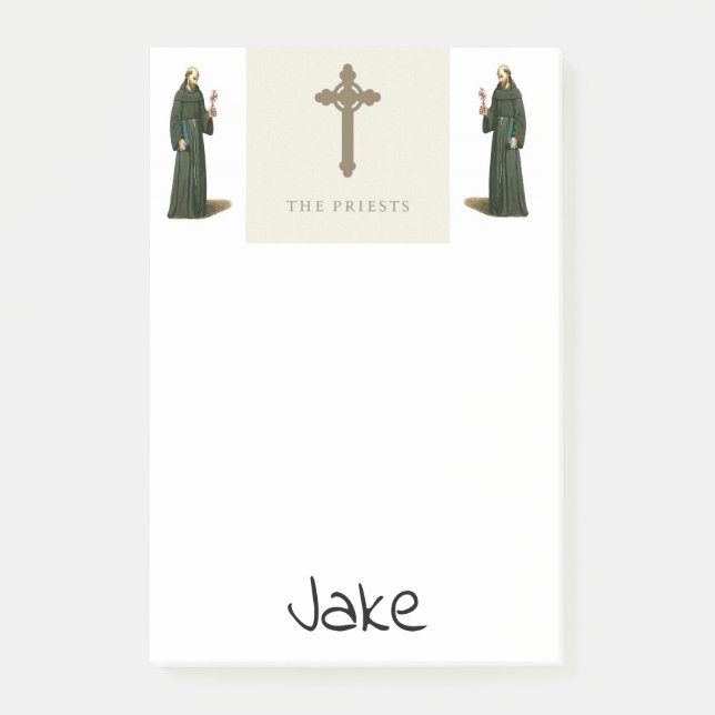 Bloco De Notas Sacerdotes de Post-it Notes (Frente)