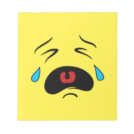 Bloco De Notas Sad Face Emoji