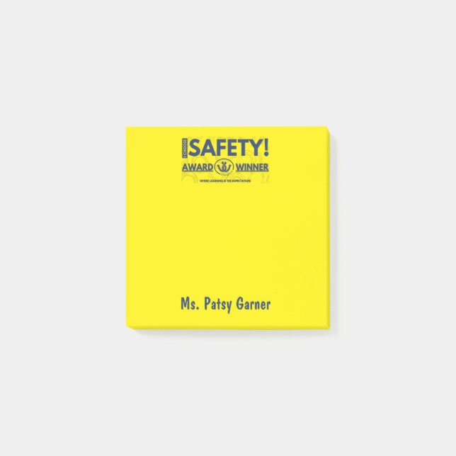 Bloco De Notas Safety Award Note (Frente)