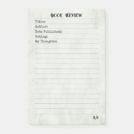 Bloco De Notas Sage Green Simple Monogram Book Review