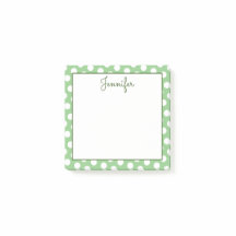 Sage Verde e Branco Personalizados com Pontos