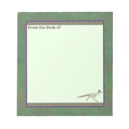 Bloco De Notas Sagebrush Green - Roadrunner do Sudoeste