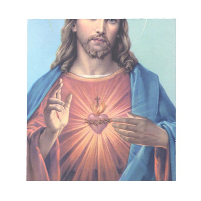 Bloco De Notas Sagrado Coração de Jesus (Frente)