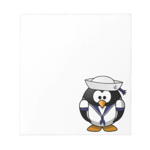 Bloco De Notas Sailor Penguin
