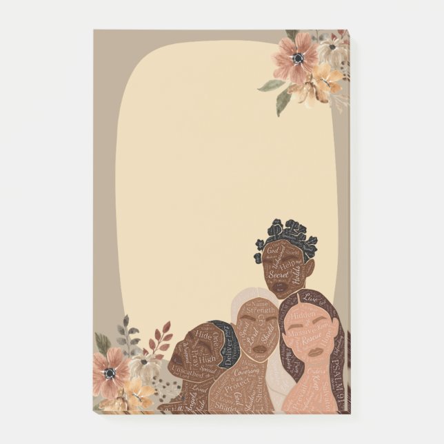 Bloco De Notas Salmo 91, TPT Black Women Sticky (Frente)