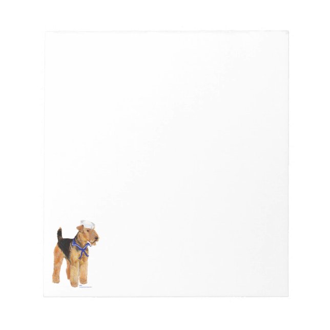 Bloco De Notas Salty Dog Sailor (Frente)