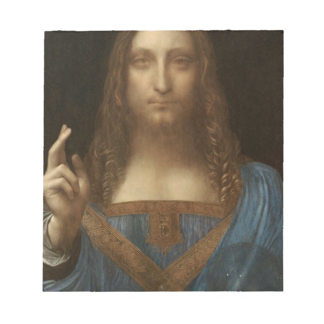 Bloco De Notas Salvator Mundi (Salvador do Mundo) (da Vinci) (Frente)
