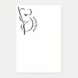 Bloco De Notas Salve o Posto Koalas nas notas