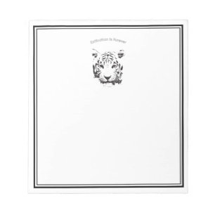 Bloco De Notas Salve o Tigre