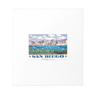 Bloco De Notas San Diego Skyline