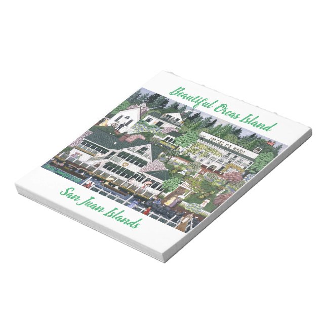 Bloco De Notas San Juan Island ~ Roche Harbor (Invertido)