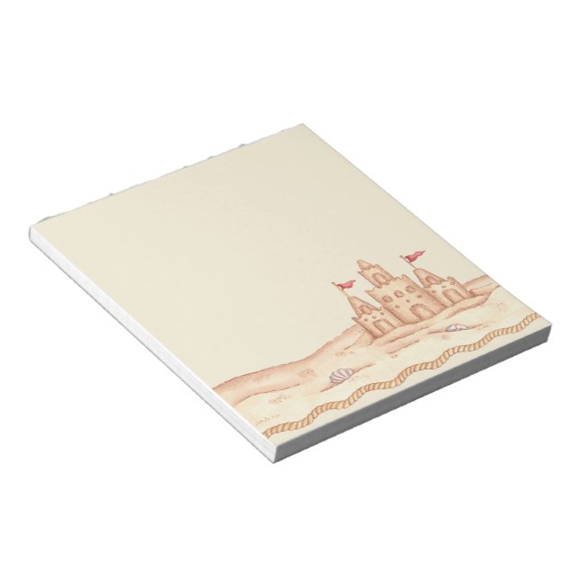 Bloco De Notas Sandcastle - Notepad (Inclinado)