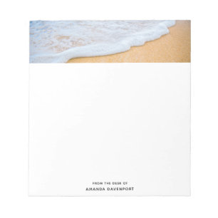 Bloco De Notas Sandy Beach com Surf Foamy