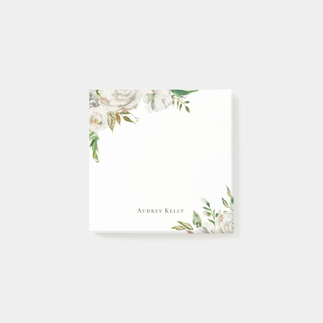 Bloco De Notas Sangue Dourado Personalizado Monograma (Frente)