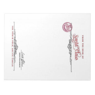 Bloco De Notas Santa Clause Letterhead