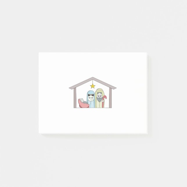 Bloco De Notas Santa Noite Natividade (Frente)