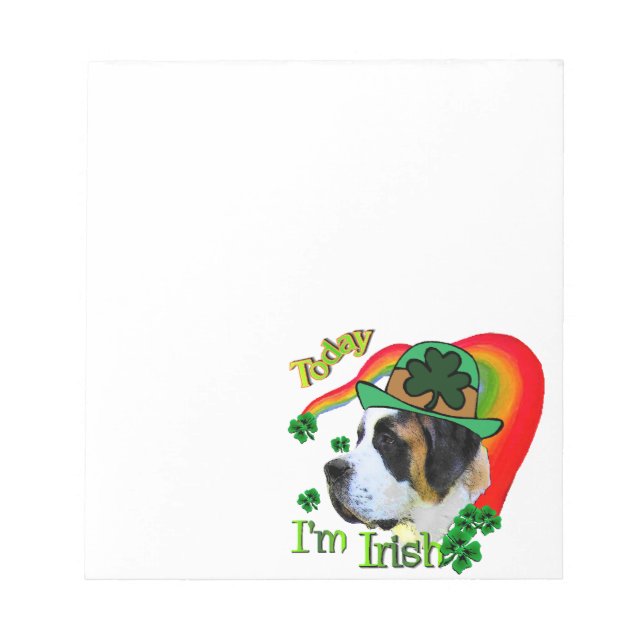 Bloco De Notas Santo Bernard St Patricks (Frente)