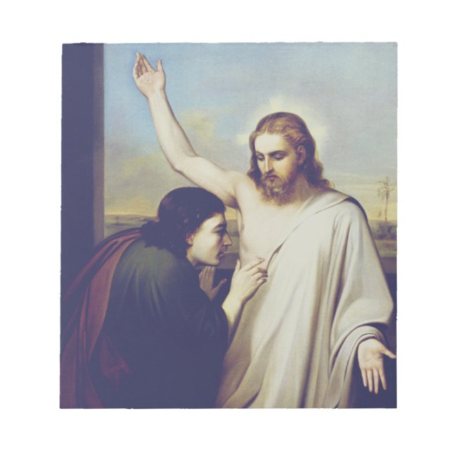 Bloco De Notas Santo de dúvidas Thomas de Silvestro Lega (Frente)